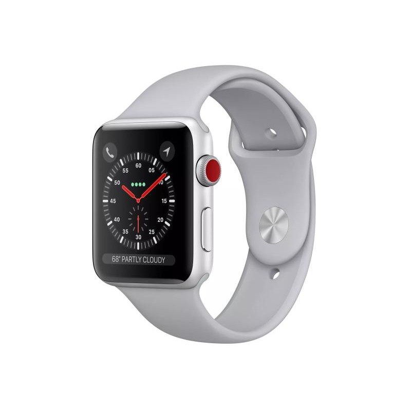 Apple Watch Series 3 AL 38mm Silver White Wifi A1858 Usato A